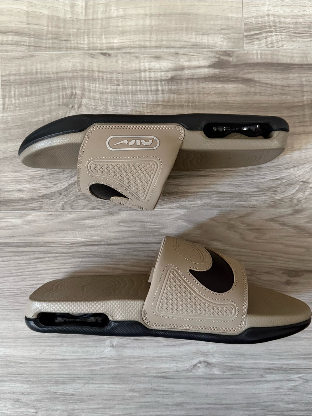 Nike Air Max Cirro Slide ‘Khaki Metallic Silver Black’ DC1460-201 Sz 8&13 men’s